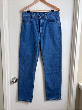 NWT George Men's Regular Fit Straight Leg Jeans 32x30 Medium Wash Cotton
